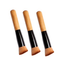 BIUDECO Cosmetic Brush Tool 3pcs Rose Makeup Brush Set: Blush Eyeshadow Powder Women's Makeup Brushes Comfortable and Easy to Use Random Color