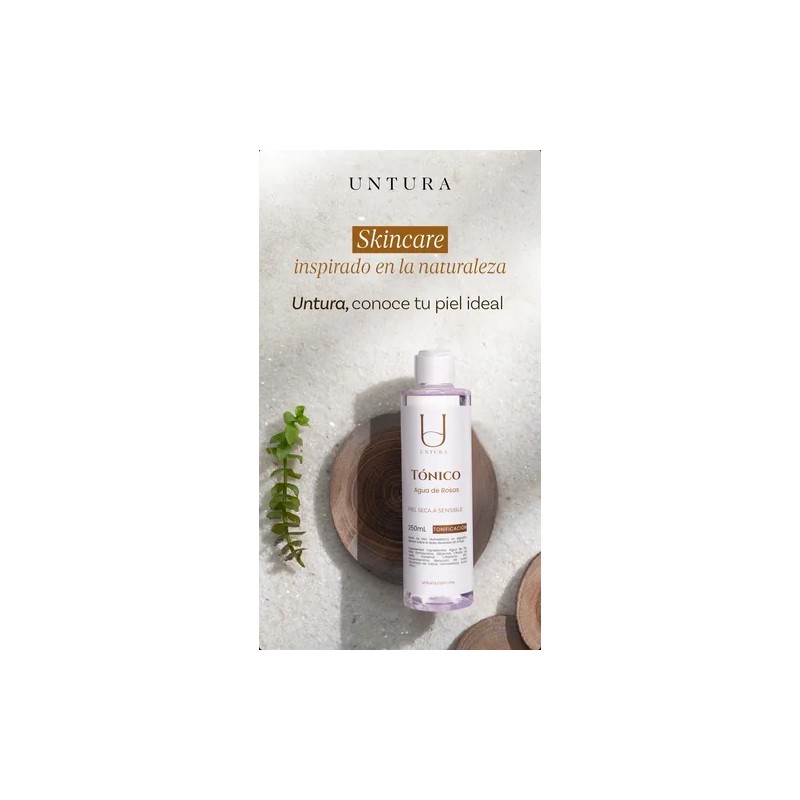 Tónico Hidratante Con Agua De Rosas