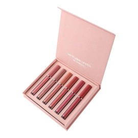 Nuevo Producto Cosmético, Juego De 6 Esmaltes Para Labios, N