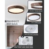 ANYLOVE 15 inch LED Flush Mount Ceiling Light Fixture,3000K 4000K