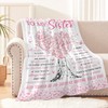 Sister Blanket, Sister Gifts from Sister Brother, Birthday Gifts Ideas