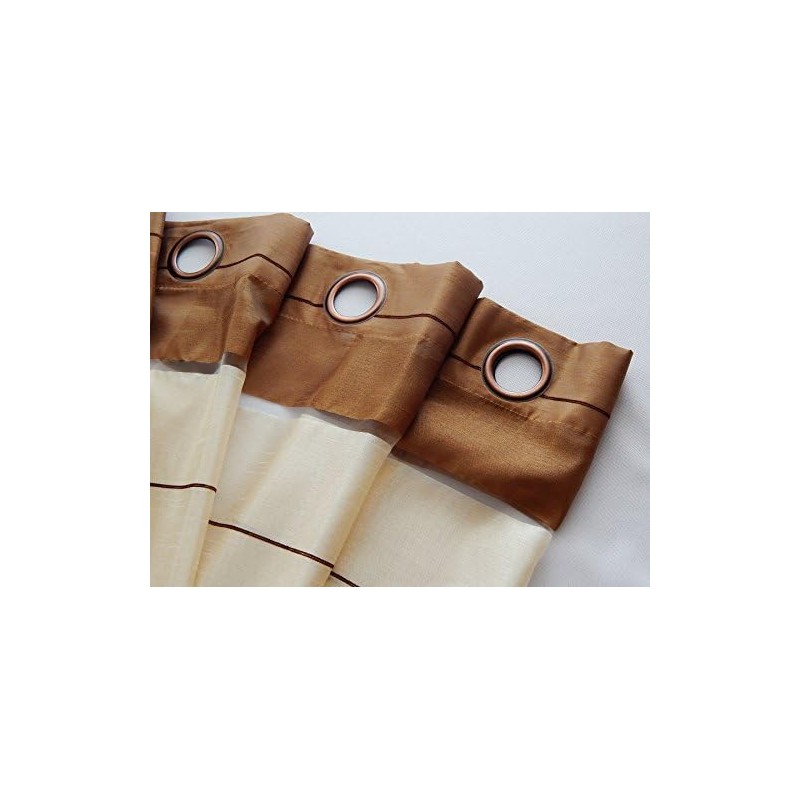 FK-Lampem AGV Set of 2 x Decorative Curtains with Eyelets