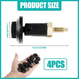 4 Mounting Sets Engine Cover 2.0 HDI Clips Holder Attachment for Berlingo C4 C5 Xsara Xantia 206 306 307 406 607 806 Kit with Clips Bolts Compatible 0137F6 13711