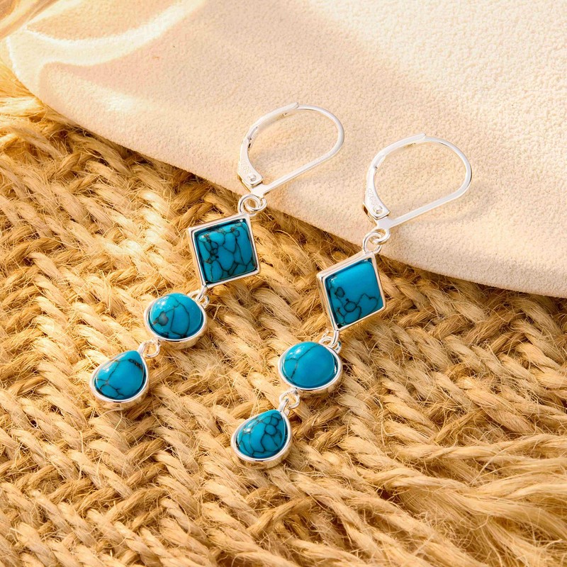 ALEXCRAFT 925 Sterling Silver Dangle Earrings for Women Trendy Hypoallergenic