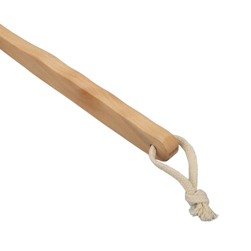 Lotion Applicator EVA Wooden Handle 4 Replaceable Pads Shower Brush