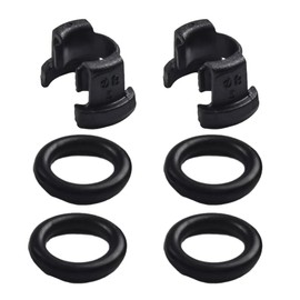 FOULAYN 2 Sets of air Conditioning Condenser Hard Wire Lock clamp Pipe Bayonet clamp Replacement 88718-1E150 Suitable for 2018-2022 Toyota Highlander Camry Corolla RAV4, black