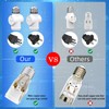Light Socket Adapter, Convert E26 Light Socket to 3-Prong Outlet