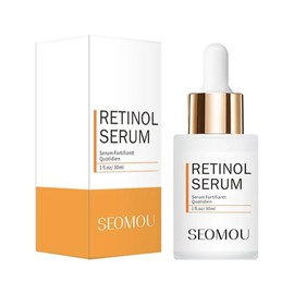 Anti-Aging Retinol Serum with Collagen – Organic Hydrating Face Serum with Vitamin C, Hyaluronic Acid & Niacinamide for Moisturizing, Whitening & Nourishing Skin (1 oz)