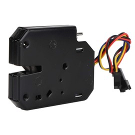 DC 12 V, 2 A, elektromagnetische Steuerung, intelligenter Magnetschrank, Magnetverschluss, Schloss aus schwarzem Stahl, für sicheres Gerät, Mini-System