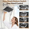 JDO High Pressure Rain Shower Head with Handheld Spray, 7
