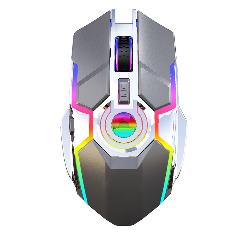 T30 Gaming Mouse 2.4G Wireless Charging Mechanical Colorful Backlight Game