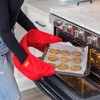 Red Oven Gloves Double Protection by Kiyotsu: Sophisticated Heat Defense