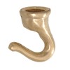 B&P Lamp® Modern Style Cast Brass Lighting Hook with Wire