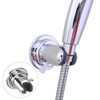 Shower Head Holder, Detachable Wall Mount Suction Cup Shower Bracket,