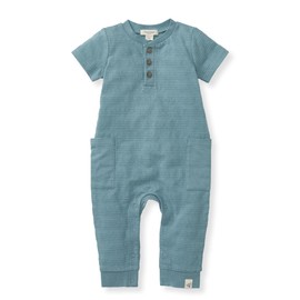 Burt's Bees Baby Boy Infant Jumpsuits - 100% Organic Cotton Breathable Jumpsuit Coverall for Boys Preemie to 24 Months