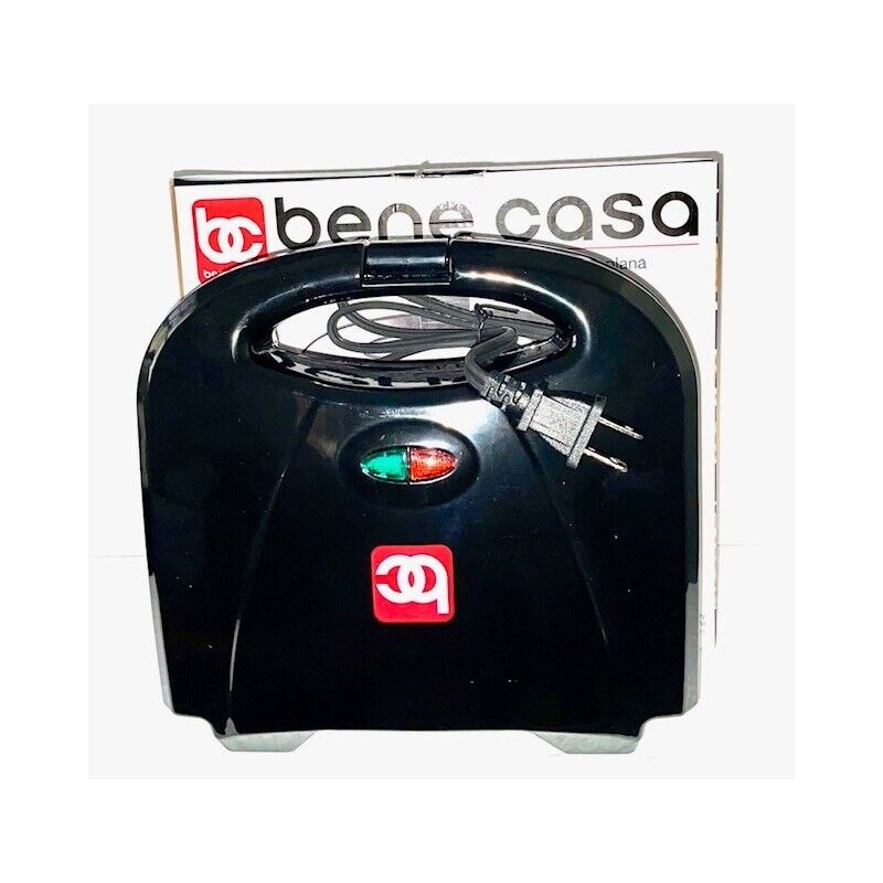 Bene Casa Flat Grill Sandwich Press/sandwichera Plana Bene Casa Black