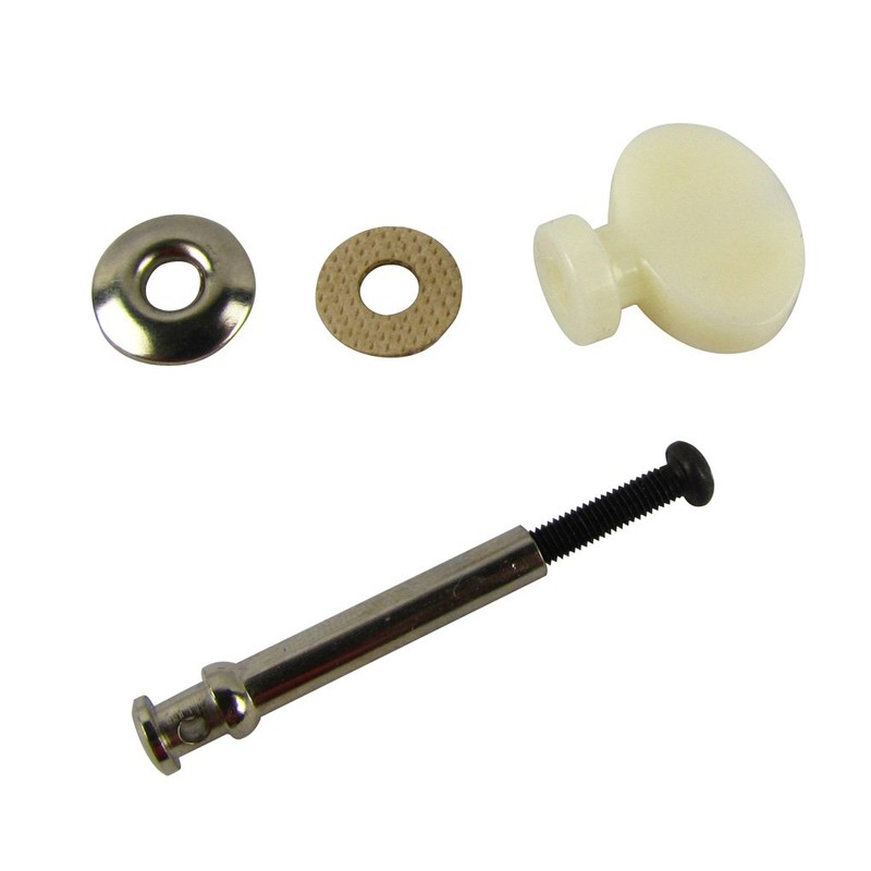 FLEOR White Ukulele Tuning Pegs Pin Machines Tuners Pack of