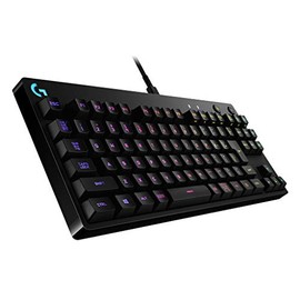 LOGICOOL Brand Pro - Teclado mecánico para videojuegos G-10 Pkb-700 - 001 con cable desmontable y sin escobillas, compatible con FPS                  