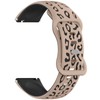 Meliya 20mm 22mm Leopard Engraved Watch Bands Quick Release Replacement