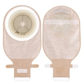 20 Pieces Ostomy Supplies Colostomy Bags One Piece Ostomy Bag Ostomy Drainable Pouch for Ileostomy Stoma Care Cut to Fit (20-70 mm)