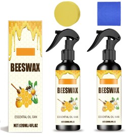 WenFeng Beeswax Spray Furniture Polish,Natural Beeswax Care Spray & Restorer,Bees Wax Polish For Living Room,Kitchen and Wooden Furniture Floors (2PCS)