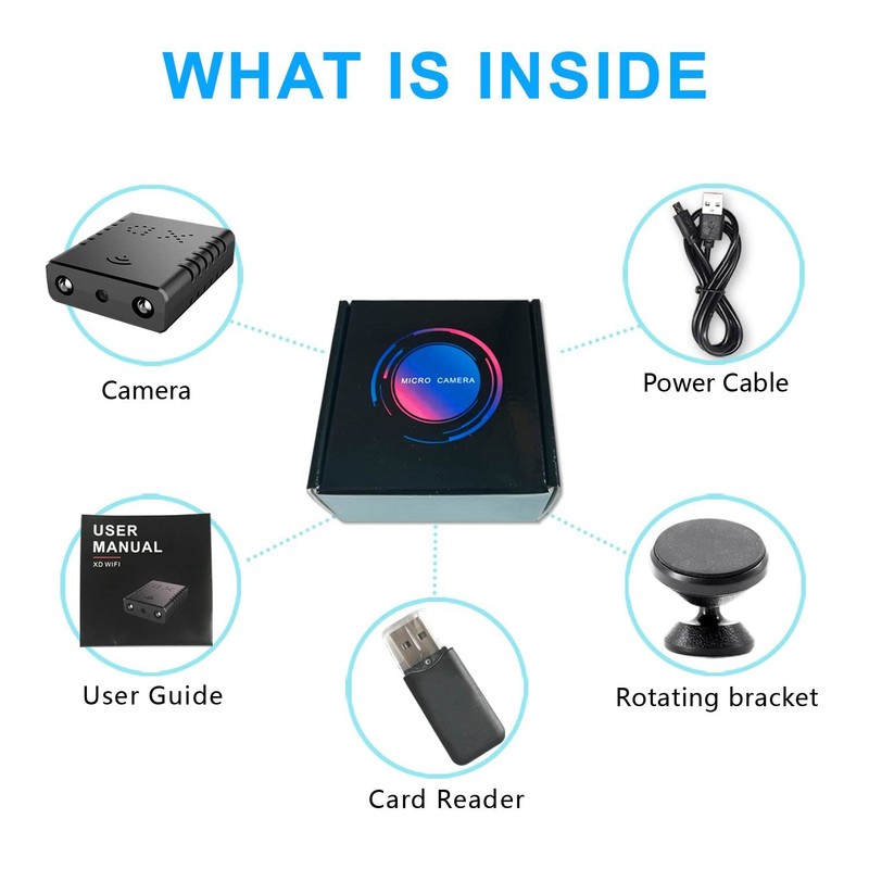 Smallest Wireless WiFi IP Camera,HD1080P Spy Camera,Portable Camera,Portable Video Recording