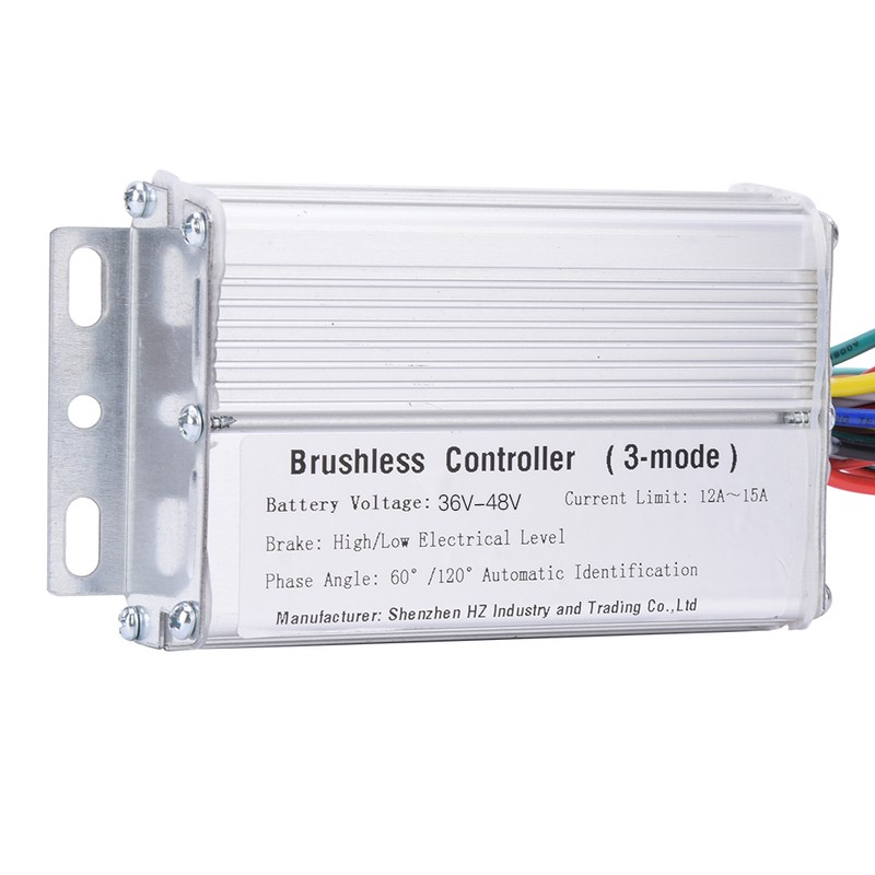 350W Electric Bicycle Brushless Speed Motor Controller for Electric Scooter36V-48V