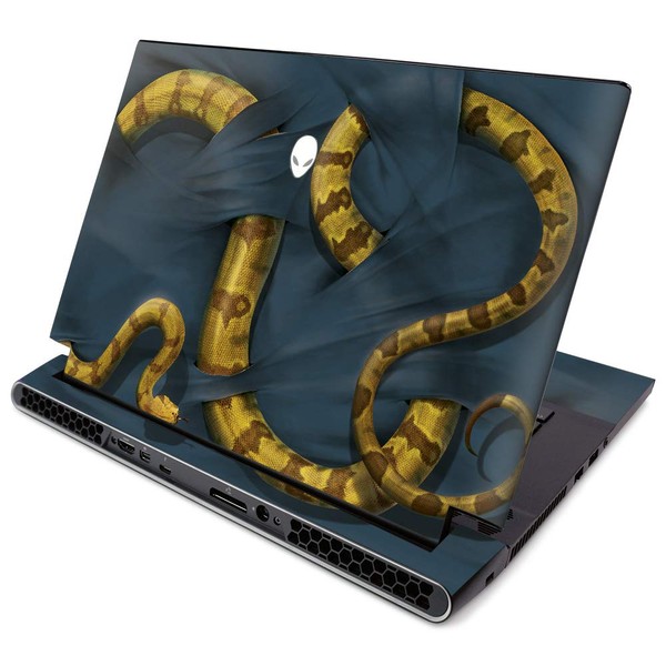 MightySkins Skin for Alienware M15 R2 (2019) - Boa Constrictor | Protective, Durable, and Unique Vinyl Decal Wrap Cover | Easy to Apply, Remove, and Change Styles | Made in The USA