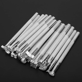 Naroote Wosune Leather Stamp Tool Set, Easy to Use Leather Stamp Tool, Free DIY Leather Stamping Tool for Purses, Leather Crafts, Leather Bags