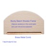 Beech Wood Cashmere Comb Sweater Shaver Brass Pilling Combo Removes