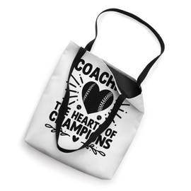 Coaching The Hearts Of Champions Baseball Player Coach Tote Bag