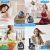 HONEYYEAR 5000mAh Small Desk Fan 6-Inch, Portable Desktop Fan with