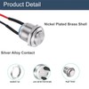 16mm Super Short Metal Momentary Push Button Switch Waterproof Anti-Vandal