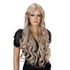 Prettyshop Voluminous Heat-resistant Synthetic Fibre Wig, Wavy Long Hair