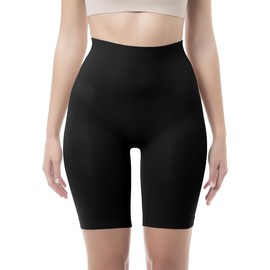 Farmacell Bodyshaper 603B (Black, 2XL/3XL) Firm Control Body Shaping Shorts with Girdle - Light and Refreshing NILIT Breeze Fibre