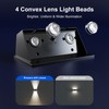 8 Pack Solar Powered Fence Lights Outdoor Up and Down