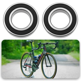 Create idea 4pcs 6005-2RS Deep Groove Ball Bearings Rubber Sealed Pre-Lubricated for Robotic Belt Drive Compressor 25x47x12mm