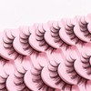 Veleasha Manga Lashes Natural Look C Curl False Eyelashes Fluffy