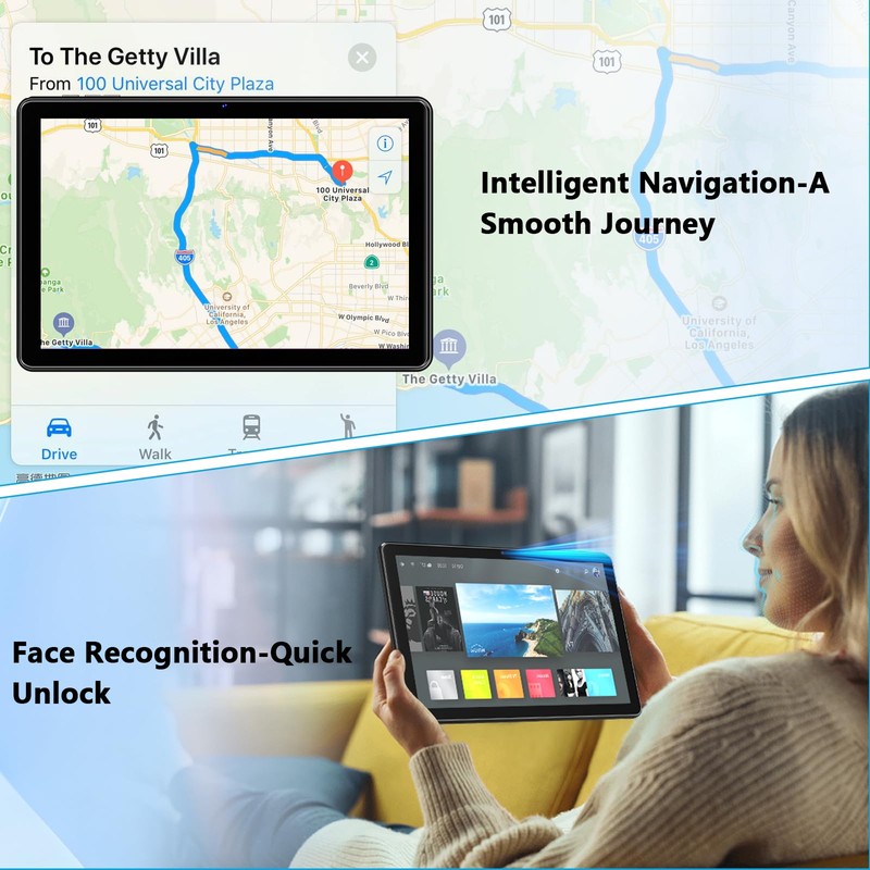 Aobante 10 Inch Tablet, Android 15 Tablets with 18GB RAM+128GB