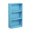 Furinno BASIC Book Shelf, 3-Tier Modern Bookshelf, Bookcase with Open