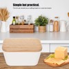 Multifunctional Butter Dish Box Container with Butter Spreader Knife Kitchen