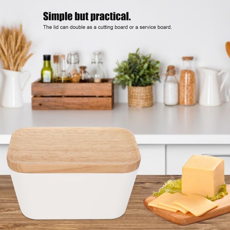 Multifunctional Butter Dish Box Container with Butter Spreader Knife Kitchen