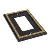 Pearled Frame Decorative Wall Plate Switch Plate Outlet Cover (Single