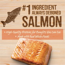 Merrick Healthy Grains Freeze Dried Raw Coated Kibble, Natural High Protein Dog Food, Salmon and Brown Rice - 22.0 lb. Bag