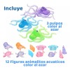 Veraly 15 Juguetes Alberca Verano Animales Acuaticos Niños Pulpo