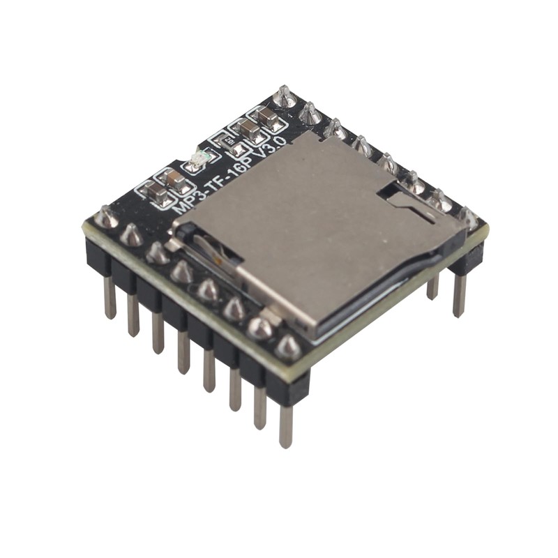 HALJIA 2PCS DFPlayer Mini MP3 Player Module Universal 24-bit DAC
