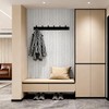 DULEIXUFHEE PVC Slat 3D Wall Panel Peel and Stick, Bright