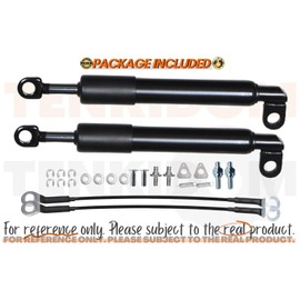 TENKIDOM Pickup Tailgate Assists Compatible with Kaicene F70 2019-2023 Shock Lift Supports Rear Gas Dampers Springs Kit No-Drill Bolt-on