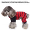 Indoor Pet Dog Jumpsuit Soft Clothes Polyester Dogs Bodysuits Long