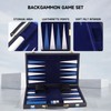 GSE Games & Sports Expert Premium Leather Backgammon Board Game